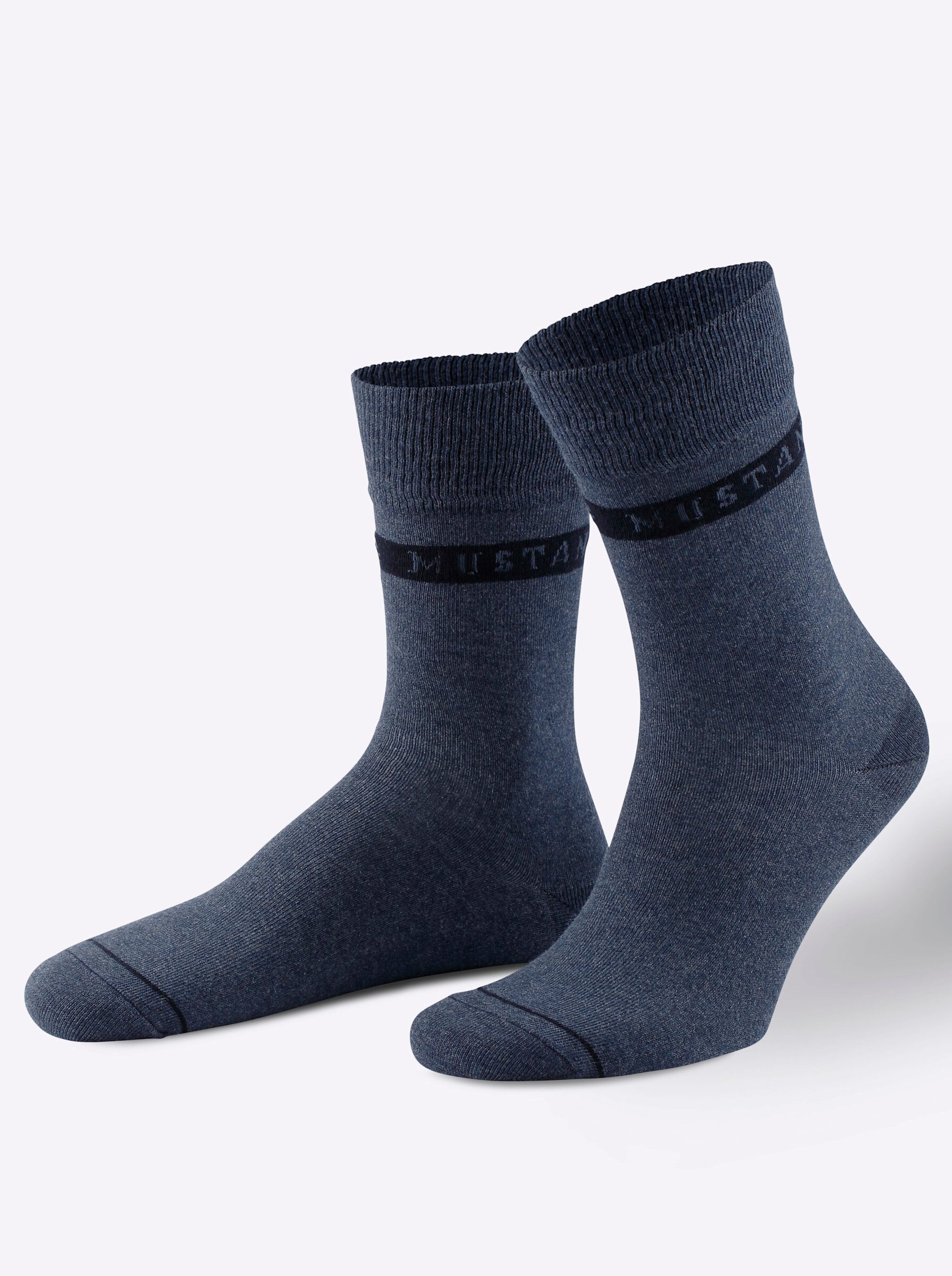 MUSTANG Freizeitsocken Herren-Socken (6-Paar) – Bild 3 von 3