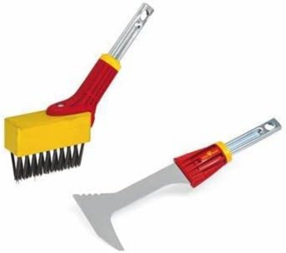 WOLFGarten Fugenkratzer Fugenbürste/Fugenkratzer Set mit HolzStiel