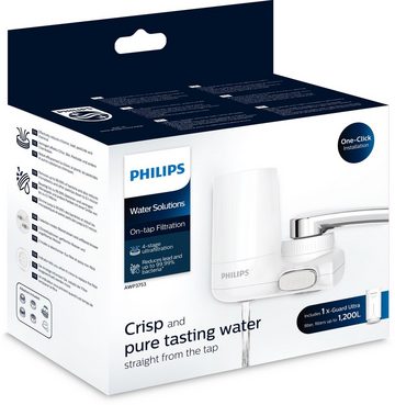 Philips Wasserfilter AWP3753/10, Filtration am Wasserhahn, Filterkapazität: 1200 l