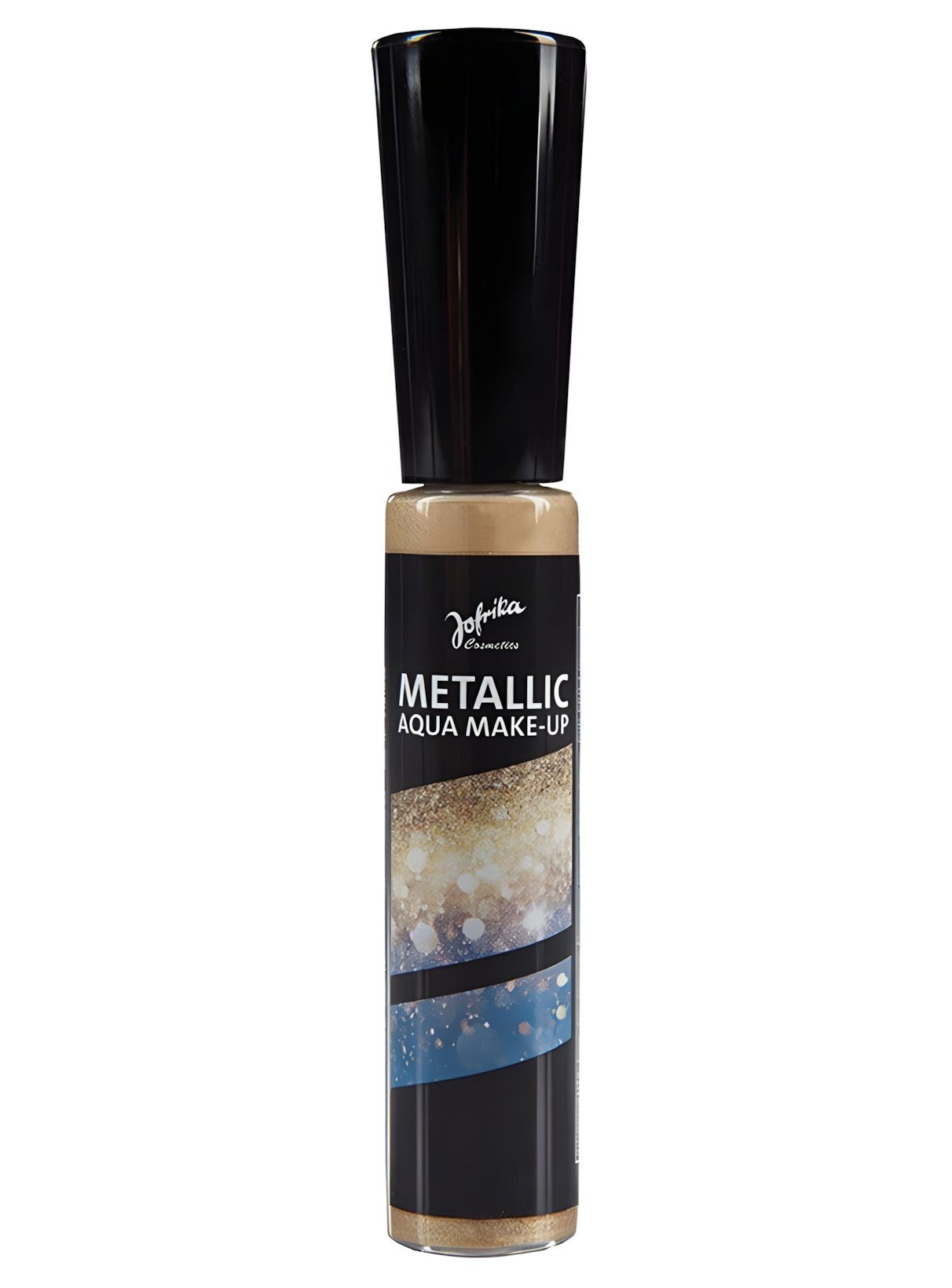 Metamorph Theaterschminke Metallisches Glitzer-Make-up gold, Intensive Farbe für funkelnde Akzente mit metallischem Glanz