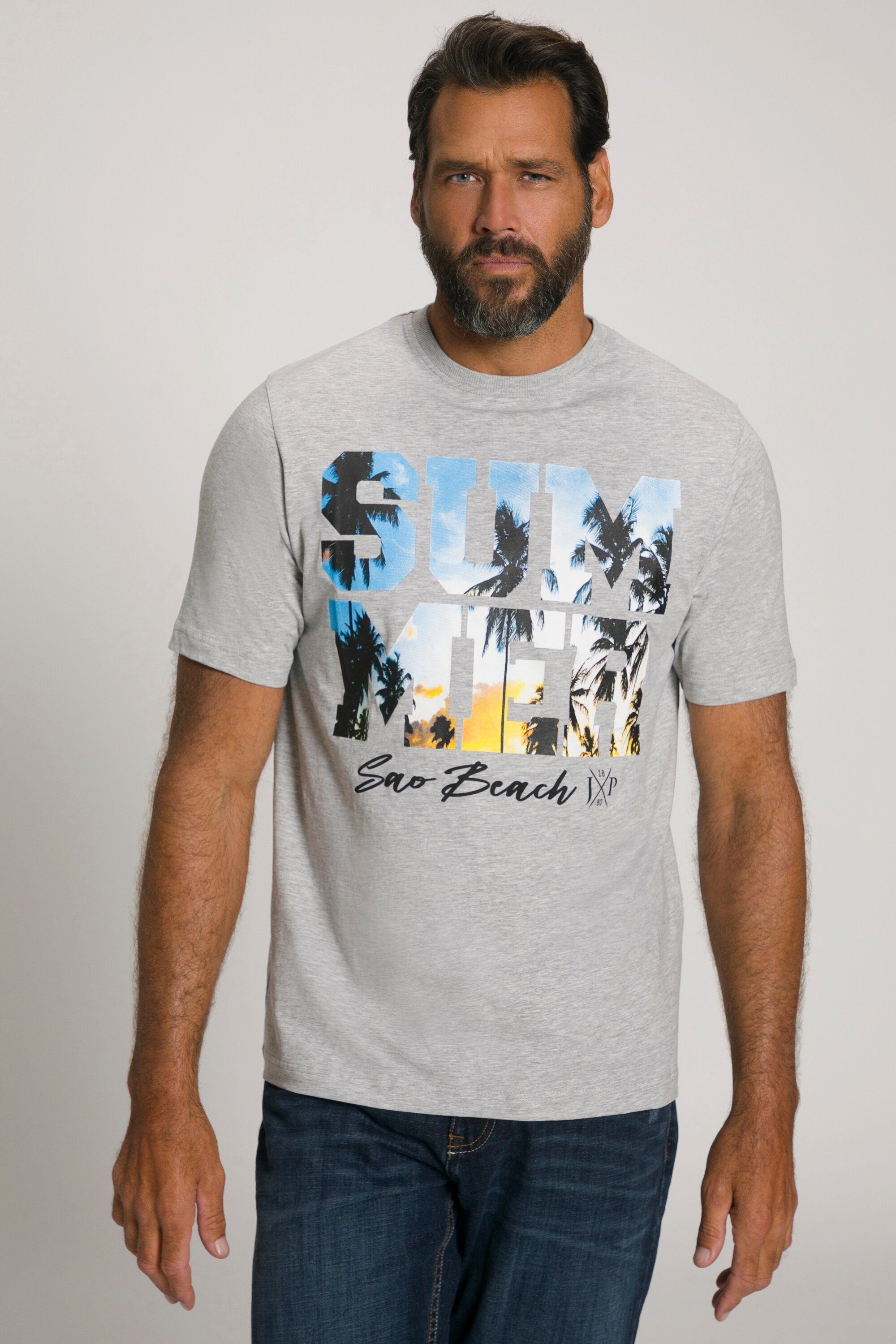 JP1880 T-Shirt 2er-Pack Print Halbarm (2-tlg) Rundhals Sunset T-Shirts