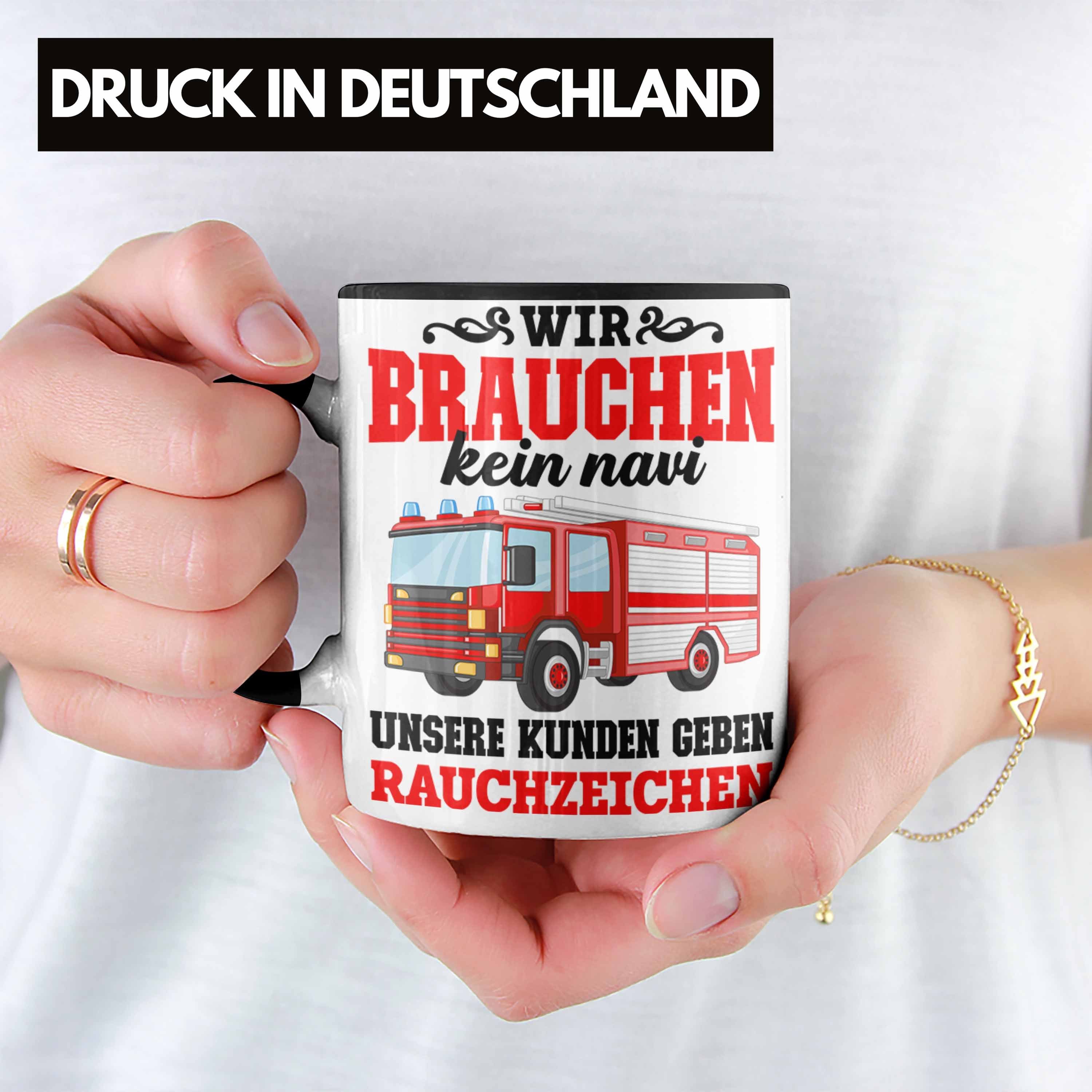 Trendation Tasse Trendation - Feuerwehr Tasse Geschenk Feuerwehrgeschenkartikel Mann Mä