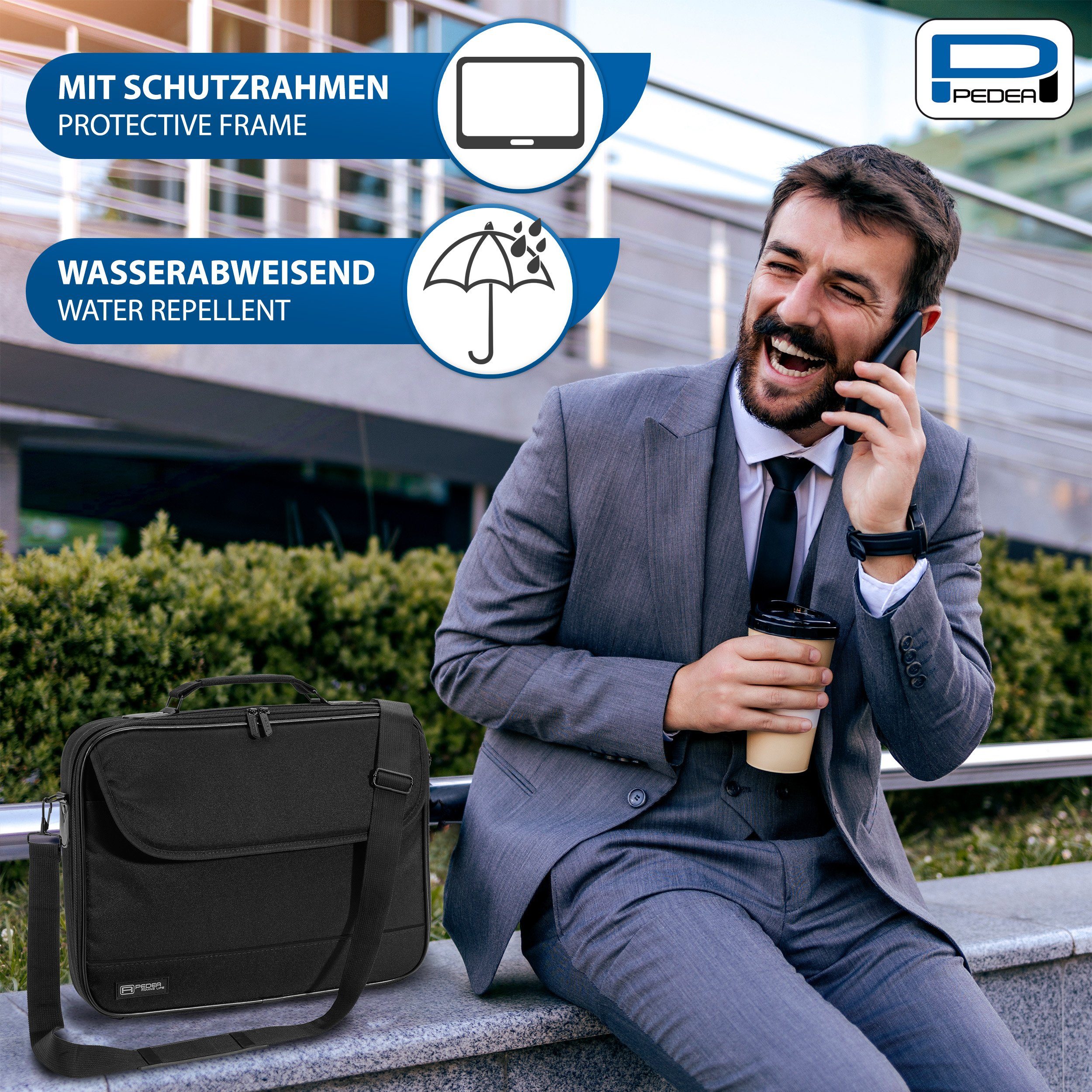 PEDEA Laptoptasche FAIR Notebooktasche für 13,3 / 15,6 / 17,3 Zoll (Laptopf günstig online kaufen