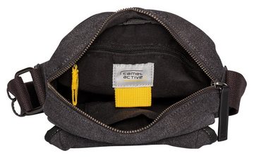 camel active Umhängetasche MOUNTAIN Cross bag S, mit modischen Lederapplikationen