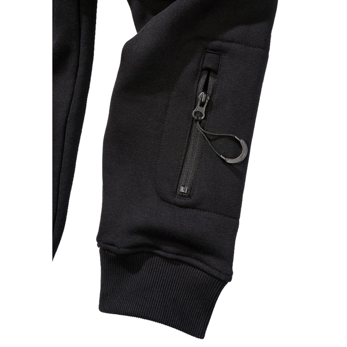 BWuM Outdoorjacke BWuM Tactical Kapuzenjacke mit Flaggen & Klett