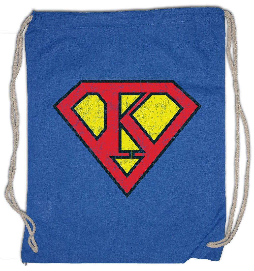 Turnbeutel Super K Turnbeutel Buchstabe Initialen Vorname Nachname Man Fasching