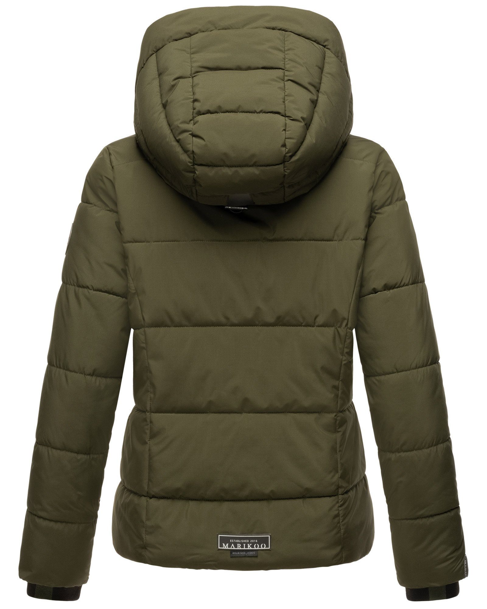 Marikoo Winterjacke Shimoaa XVI Mit breiter Steppung und großer Kapuze