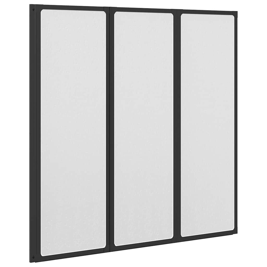 vidaXL Duschwand Duschwand Schwarz 120 x günstig online kaufen