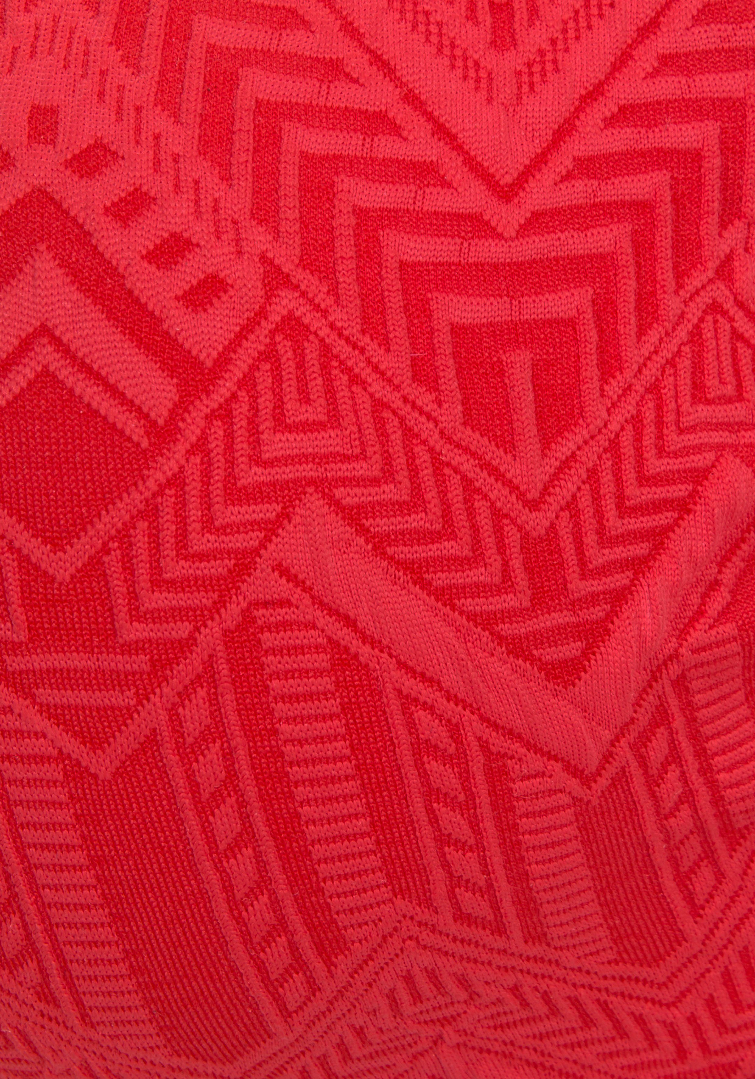 Buffalo Bügel-Bandeau-Bikini aus Strukturware rot