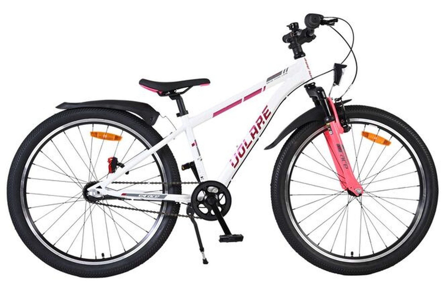 Volare Kinderfahrrad XC Race Kinderfahrrad - 24 Zoll - Nexus 3 - Weiß/Pink, 7–75,2 kg