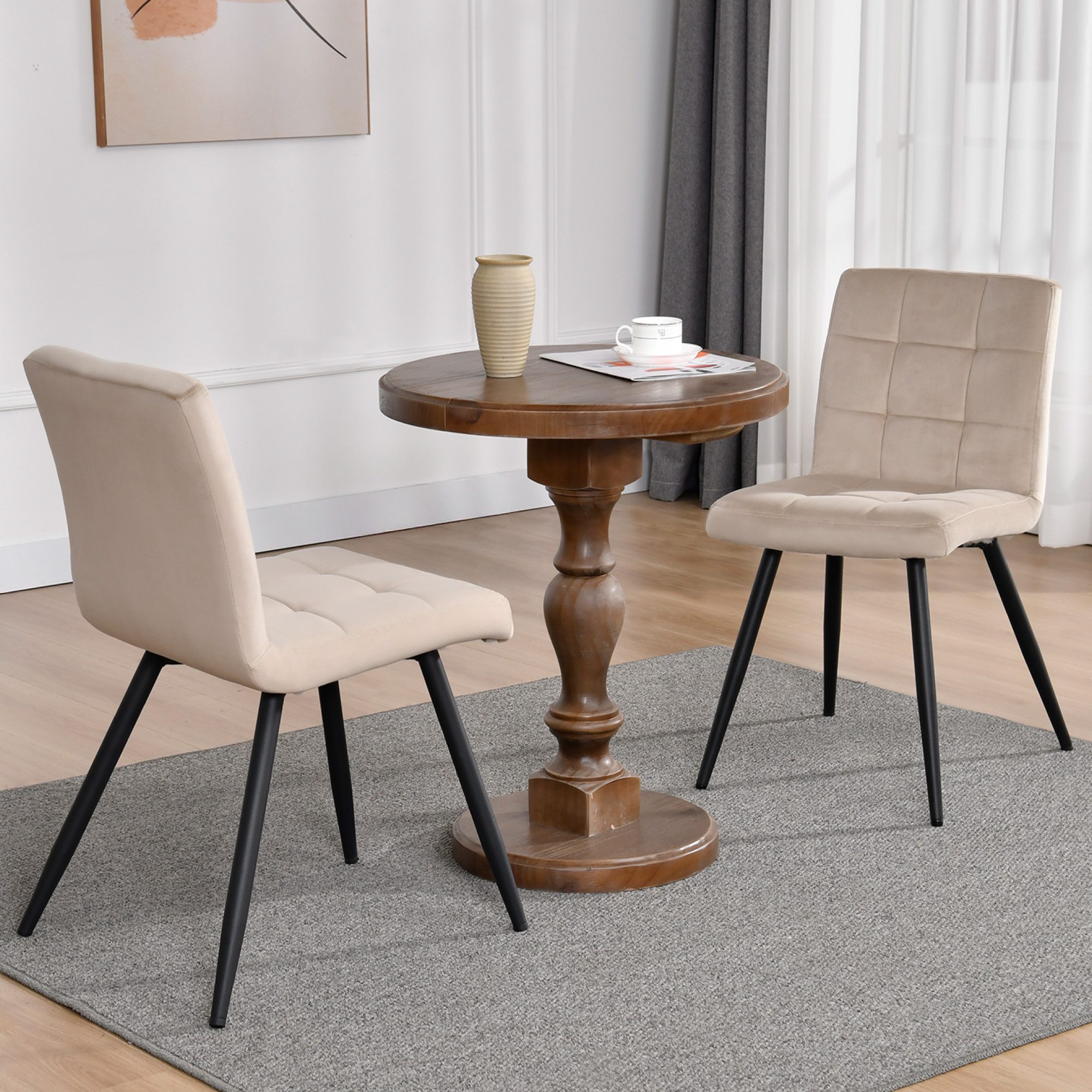 Duhome Esszimmerstuhl, Küchenstuhl 2er Set, Wohnzimmerstuhl günstig online kaufen