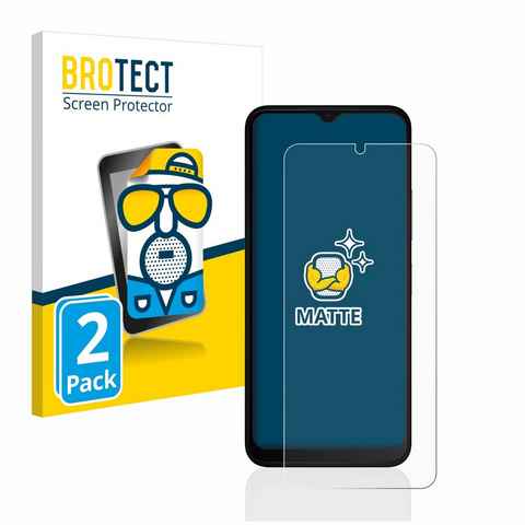 BROTECT Schutzfolie für Nokia C22, Displayschutzfolie, 2 Stück, Folie matt entspiegelt