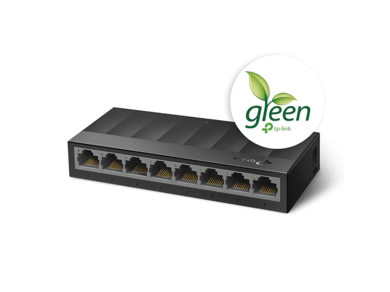 Netzwerk-Switch LS1008G, TP-LINK Switch TP-Link LiteWave Gigabit