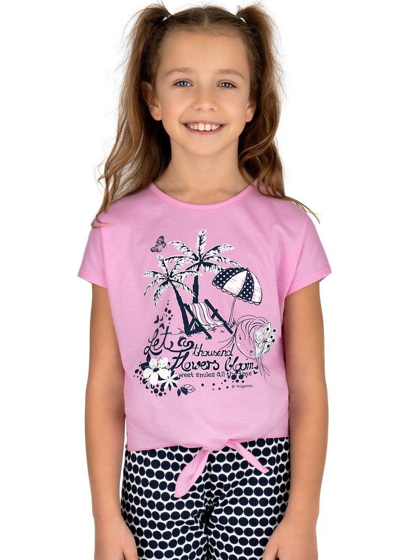 Trigema T-Shirt TRIGEMA T-Shirt mit sommerlichem Druckmotiv candy