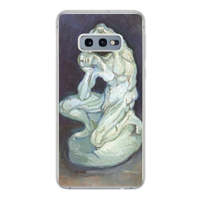 MuchoWow Handyhülle Gipsskulptur eines knienden Mannes - Vincent van Gogh Phone Case Handyhülle Samsung Galaxy S10e Silikon Schutzhülle