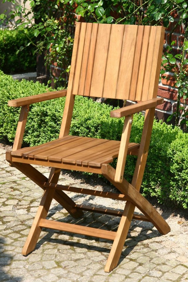 Siena Garden Sessel Falun, Akazienholz, klappbar, Gestell und Fläche aus  100 % FSC®-zertifiziertem Akazienholz