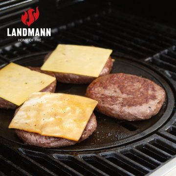 LANDMANN Gasgrill FRYTON 4.1 cooK schwarz inkl. Heißluftfritteuse 3,5l, Grill & Fritteuse in einem