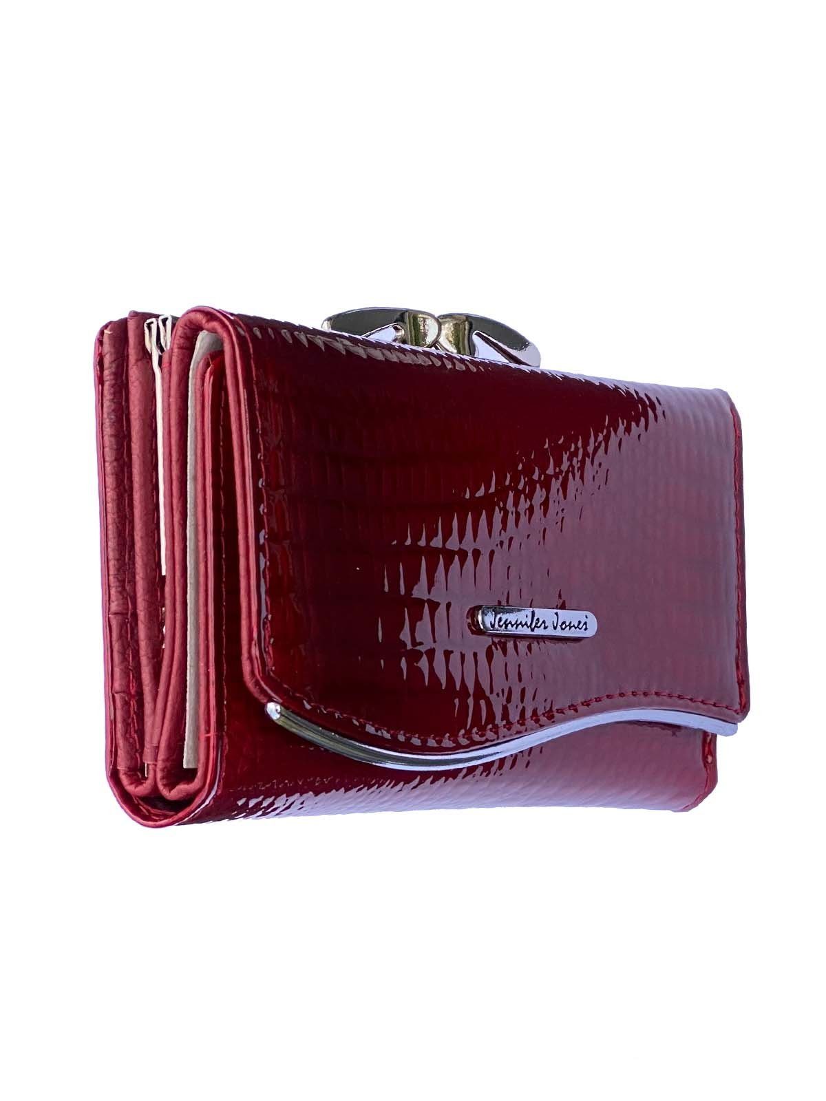 Jennifer Jones Geldbörse Damen-Geldbörse-RFID-Middle-Kroko-Design 9 CC-Slot günstig online kaufen