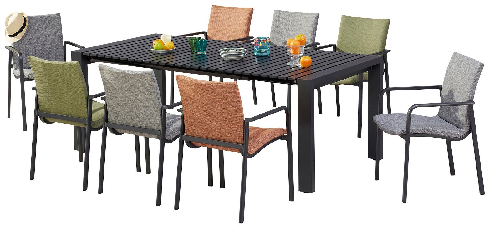 Best Gartensessel Positano, Dining-Sessel Positano anthrazit/gr | Sessel