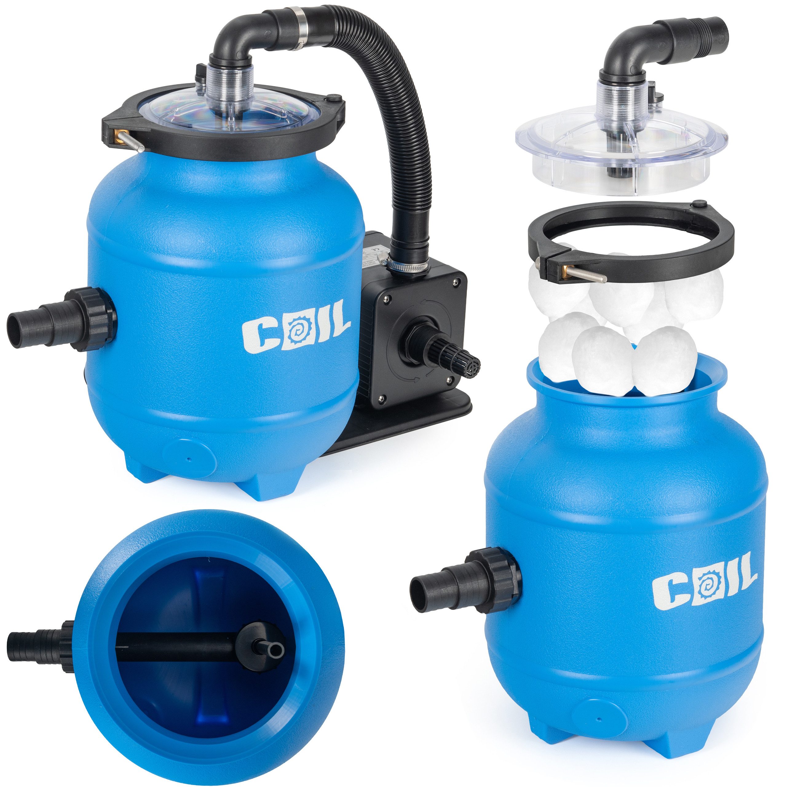 COIL Pool-Filterpumpe Sandfilterpumpe, Poolpumpe Filteranlage, Pool günstig online kaufen