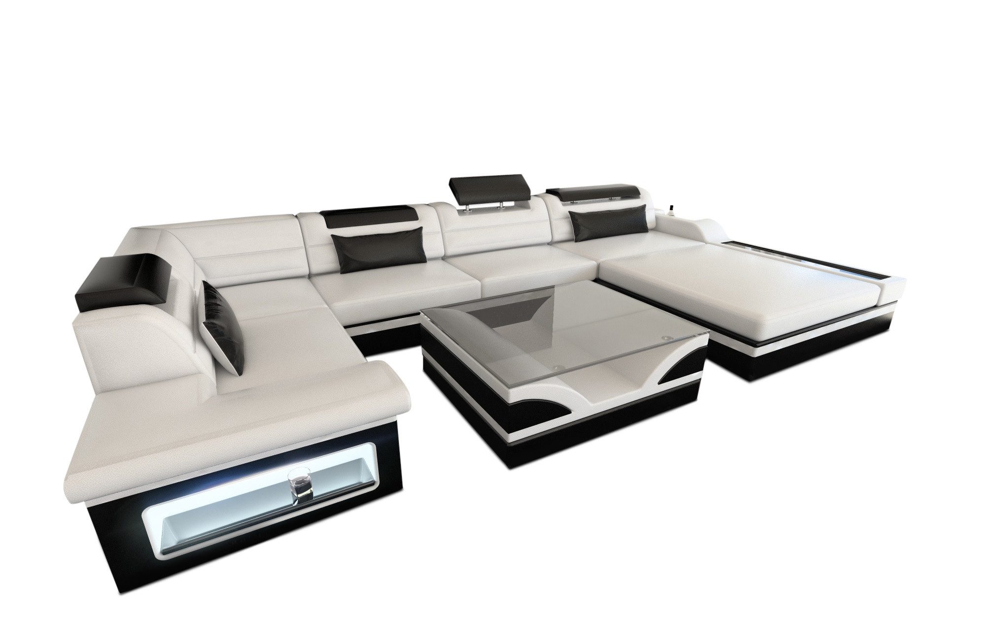 Sofa Dreams Wohnlandschaft Sofa Leder Mezzo günstig online kaufen