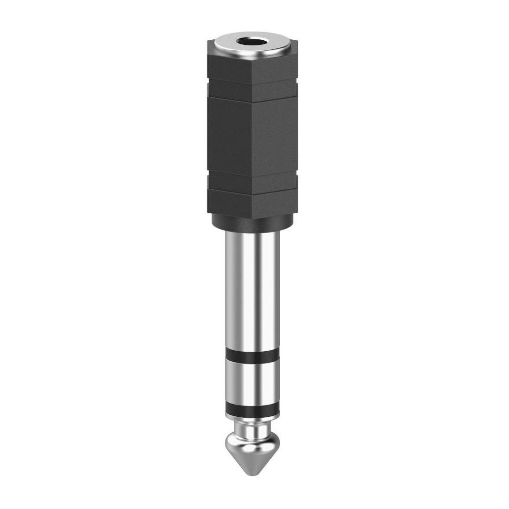 Hama Audio-Adapter, 3,5-mm-Klinken-Kupplung - 6,3-mm-Klinken-Stecker, Audio- & Video-Kabel
