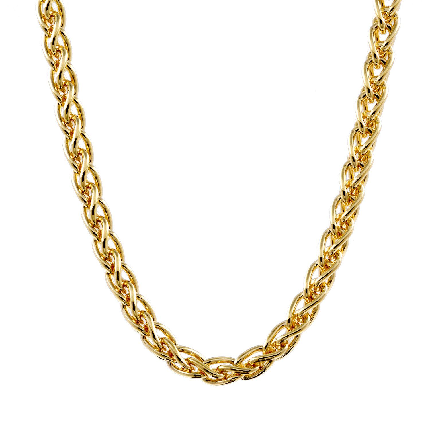 Goldkette Goldkette Zopfkette Länge 42cm - Breite 1,7mm - 585-14 Karat Gold