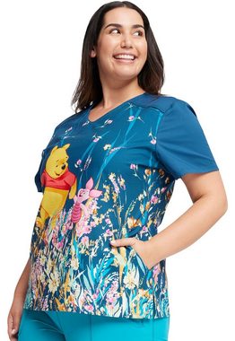 Cherokee Funktionsbluse Bunt bedruckter Damen Kasack "Winnie pooh mit Ferkel" Kasack mit Motiv