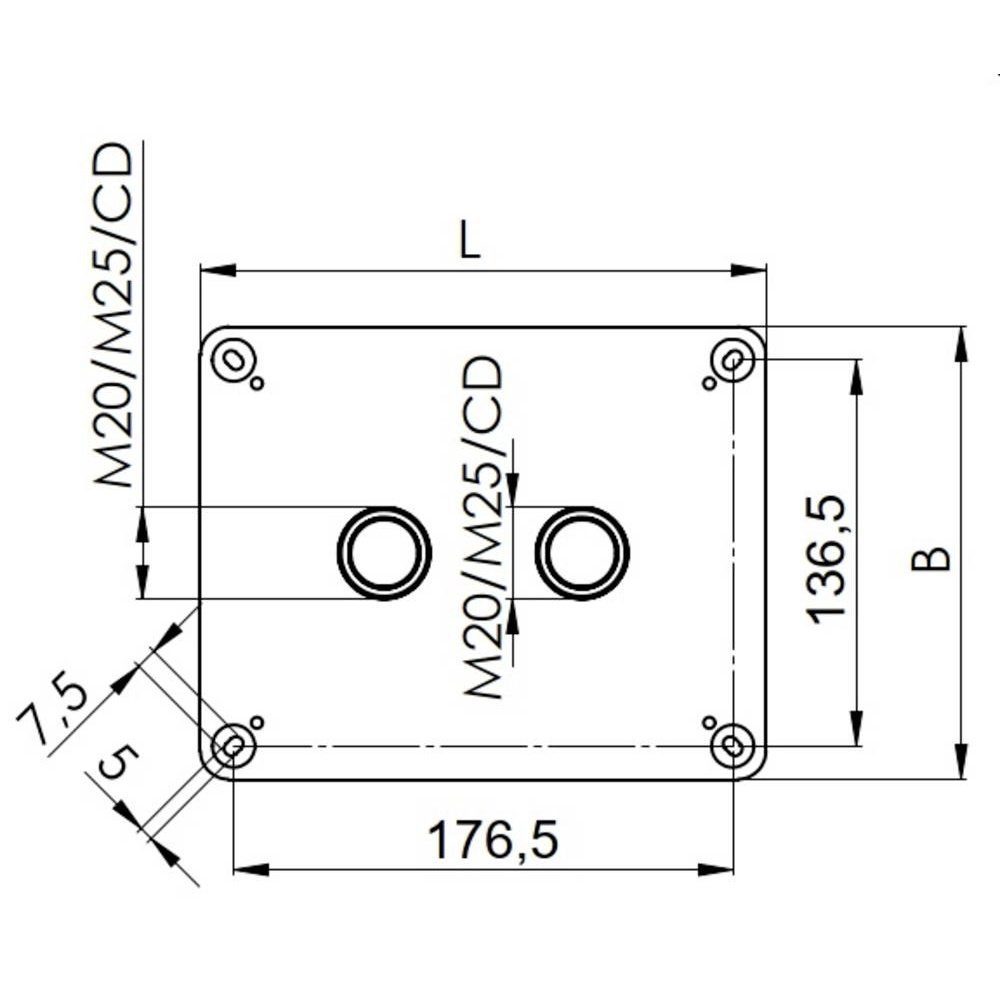 Thumbnail - WISKA Verteilerbox Wiska 10111113 Abzweigkasten (L x B x H) 200 x 160 x 94 mm Grau IP66/I