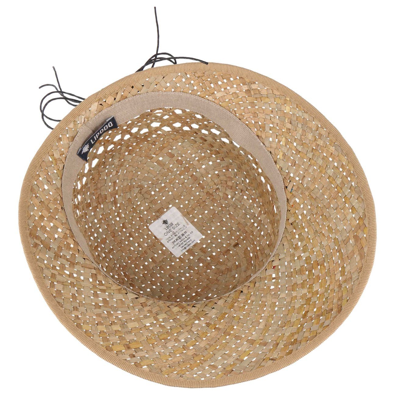 Lipodo Sonnenhut (1-St) Damenhut mit Schirm, Made in Italy – Bild 3 von 5