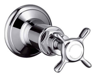 hansgrohe Absperrventil Axor Montreux, Unterputz mit Kreuzgriff - Brushed Nickel