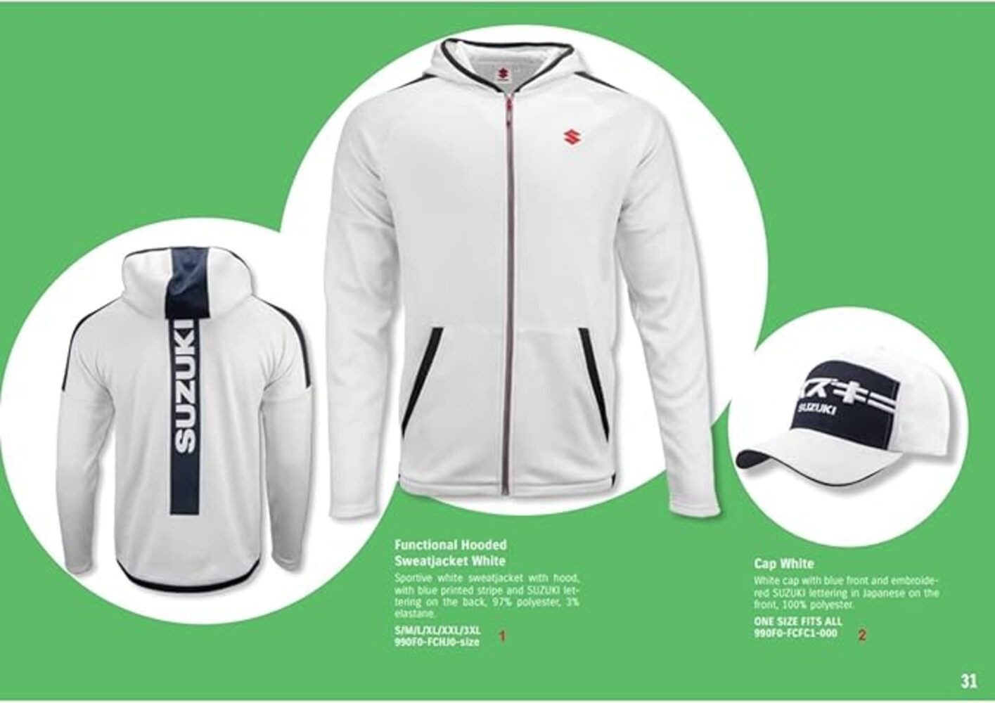 SUZUKI Kapuzensweatshirt Suzuki Zip Hoodie Sweatshirt Jacke