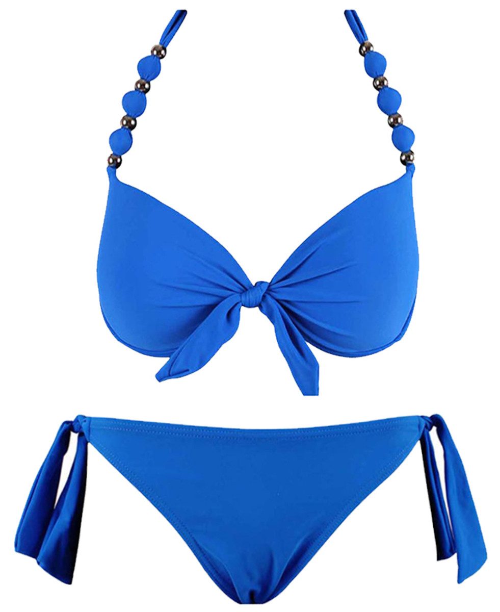 dy_mode Push-Up-Bikini Bikini mit Zierperlen – günstig online kaufen