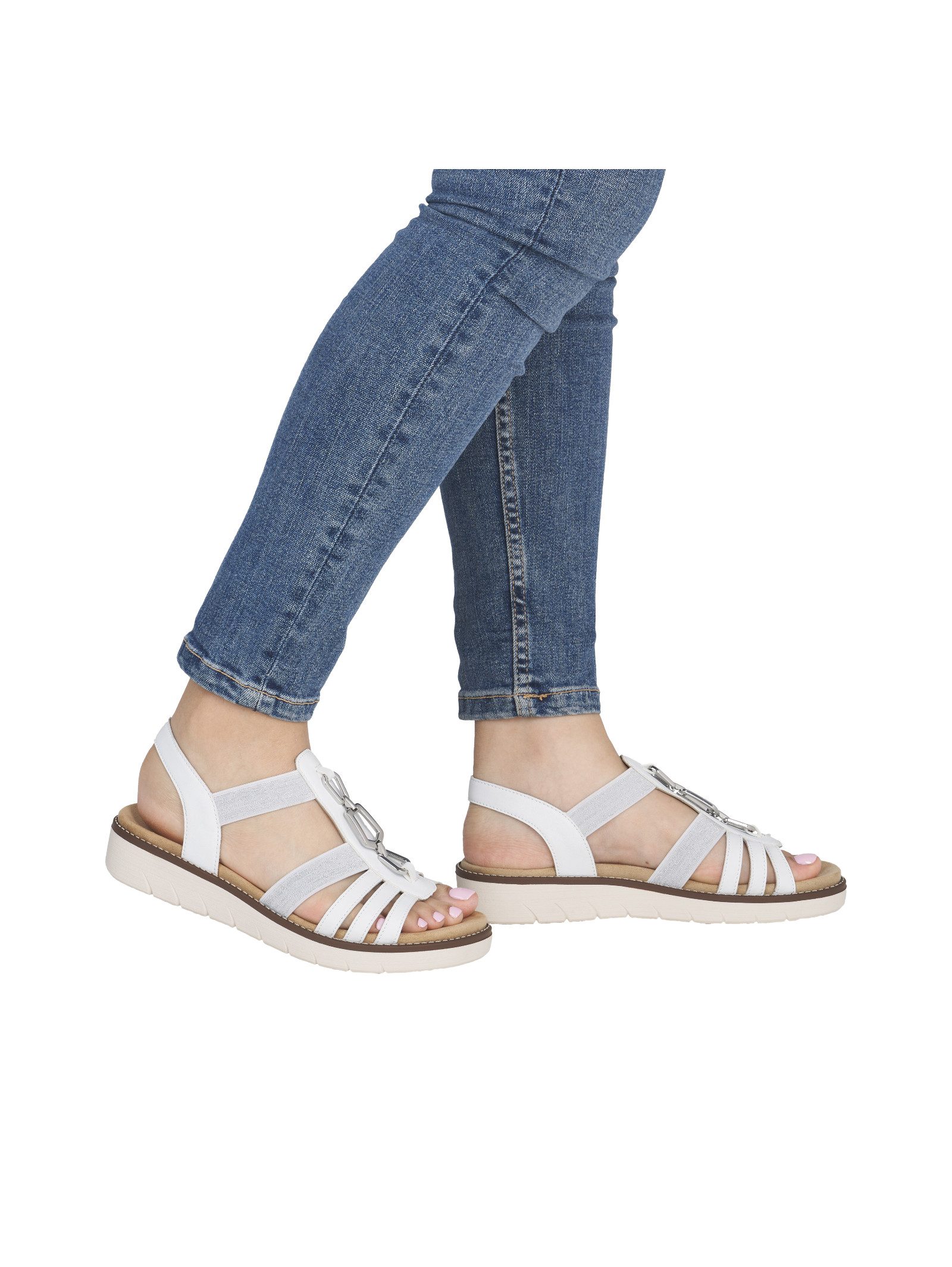 Remonte Remonte Sandalen Lederimitat Riemchensandale