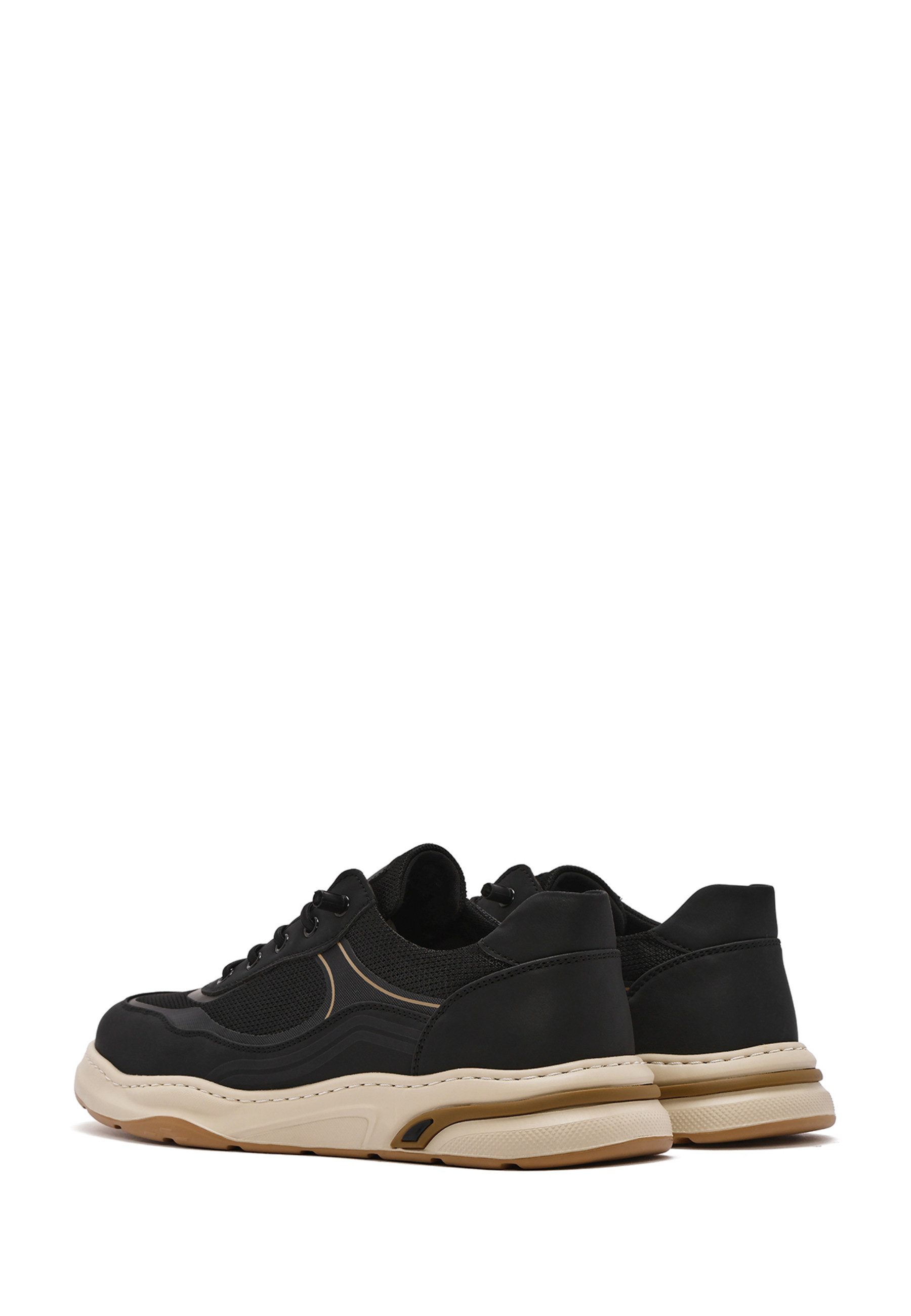 Derimod Leder Sneaker Schnürsenkel, Textilfutter, EVA Sohle