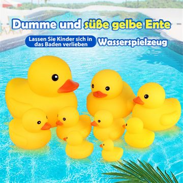 RefinedFlare Spielzeug-Unterwasserfahrzeug Gummi-Ente Family Pack Badespielzeug für Kinder und Babys (6er-Pack), (6-tlg)
