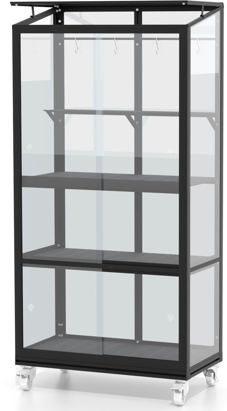 Vitavia Regal Regalboden, Zusatzregal für Balkongewächshaus "HKP4mm", schwarz