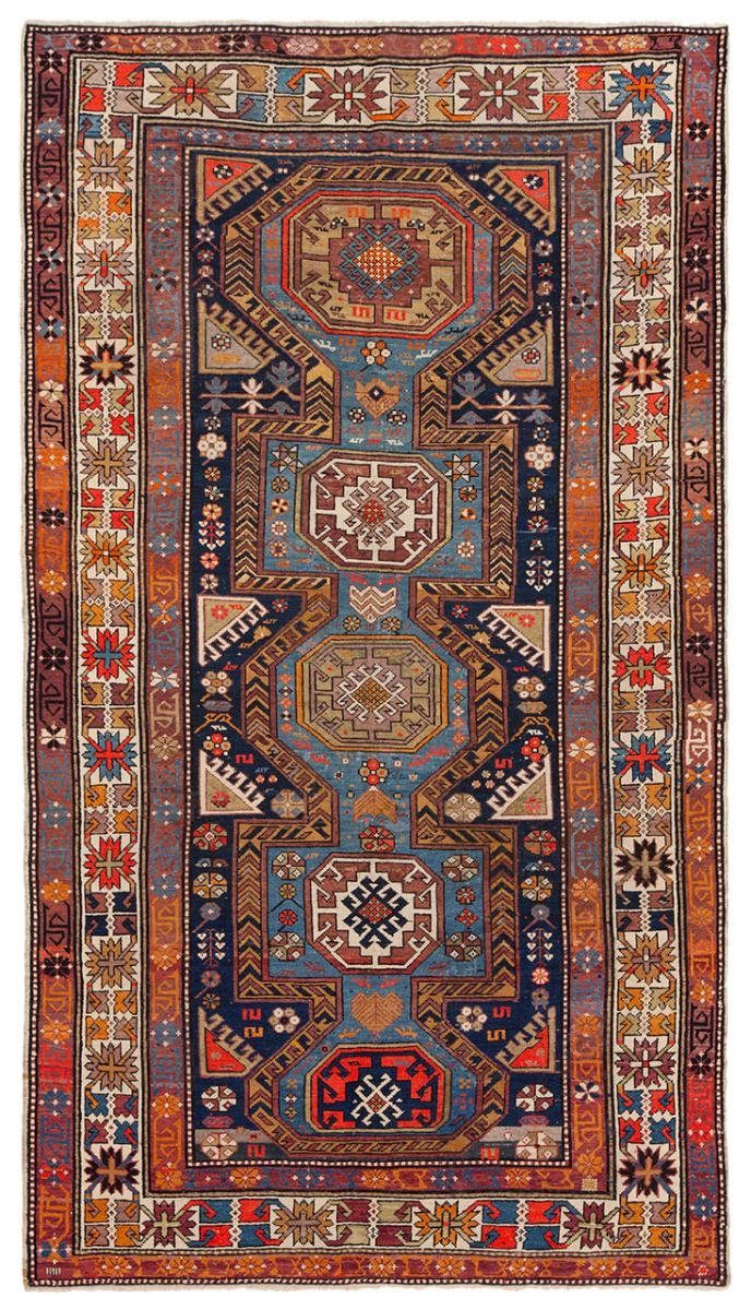 Orientteppich Shirwan Antik 164x301 Handgeknüpfter Orientteppich Läufer, Nain Trading, rechteckig, Höhe: 12 mm