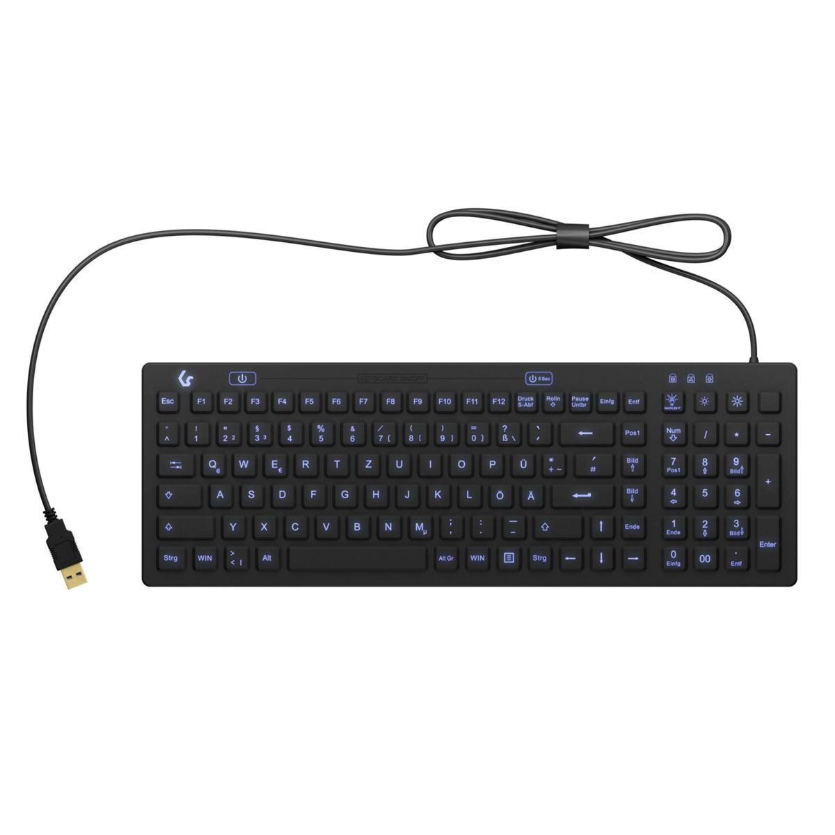 KEYSONIC ICY BOX KSK-6031INEL PC-Tastatur