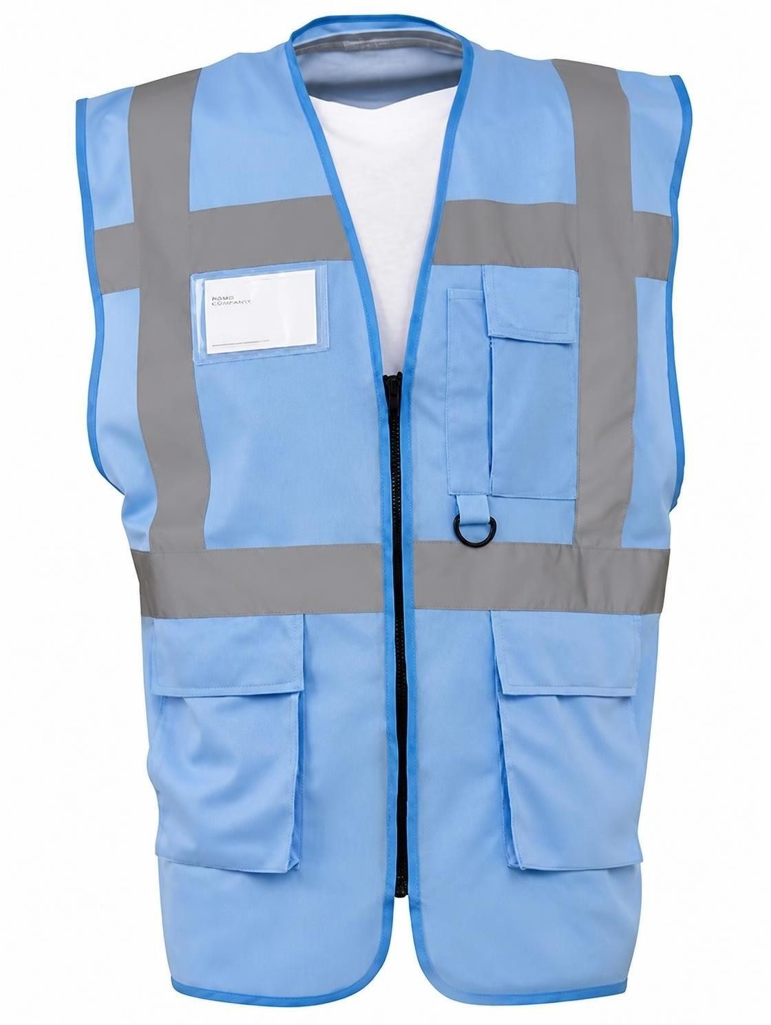 YOKO Warnweste Herren Multi-Functional Executive Waistcoat