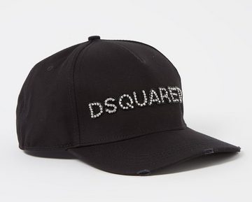Dsquared2 Baseball Cap DSQUARED2 Crystal-Embellished Jewel Baseballcap Kappe Basebalkappe Tr