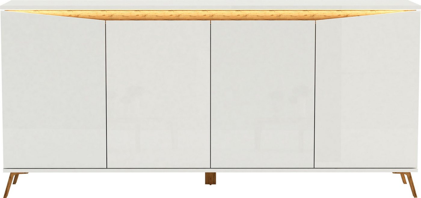 INOSIGN Sideboard »ALADINO«, Breite 184 cm, komplett Hochglanz, ohne Beleuchtung-HomeTrends