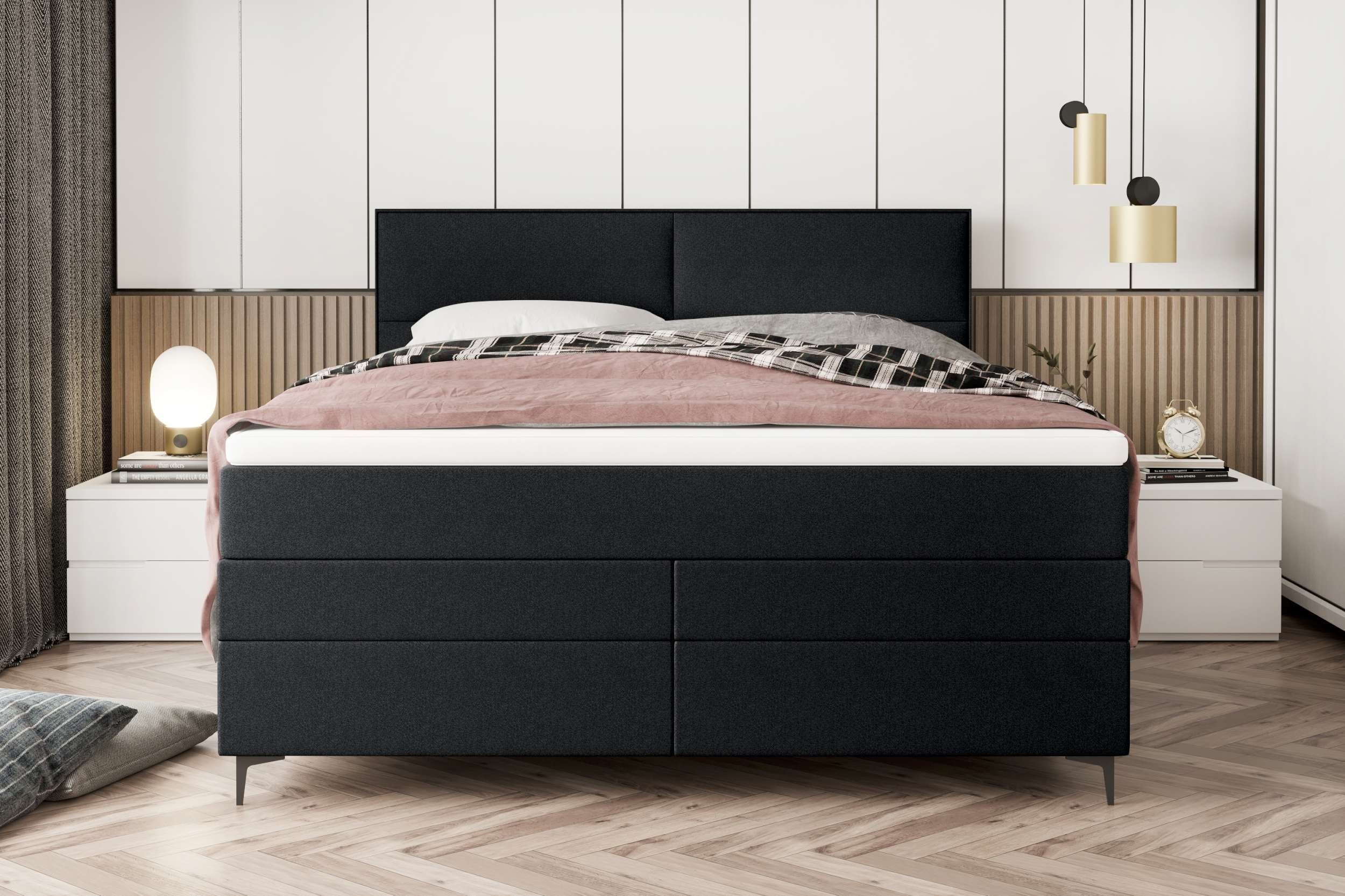 99rooms Boxspringbett Maximus (Schlafzimmerbett, Bett), 140/160/180 x 200 c günstig online kaufen