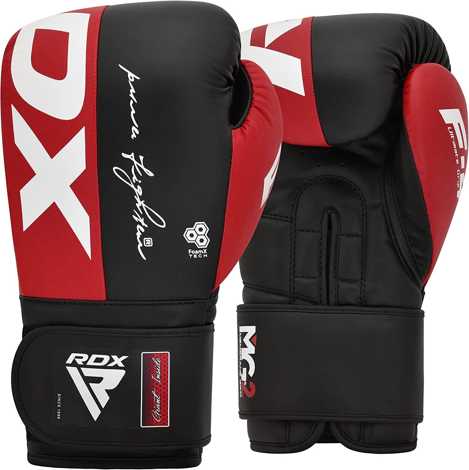 RDX Sports Boxhandschuhe, Trainingshandschuhe, Kickboxhandschuhe Boxhandschuhe RDX Red