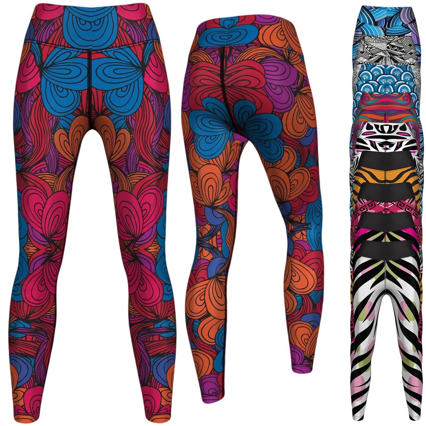 German Wear Leggings GYM-8003 Leggings Sehr dehnbar Fitness Sport Yoga Gymn günstig online kaufen