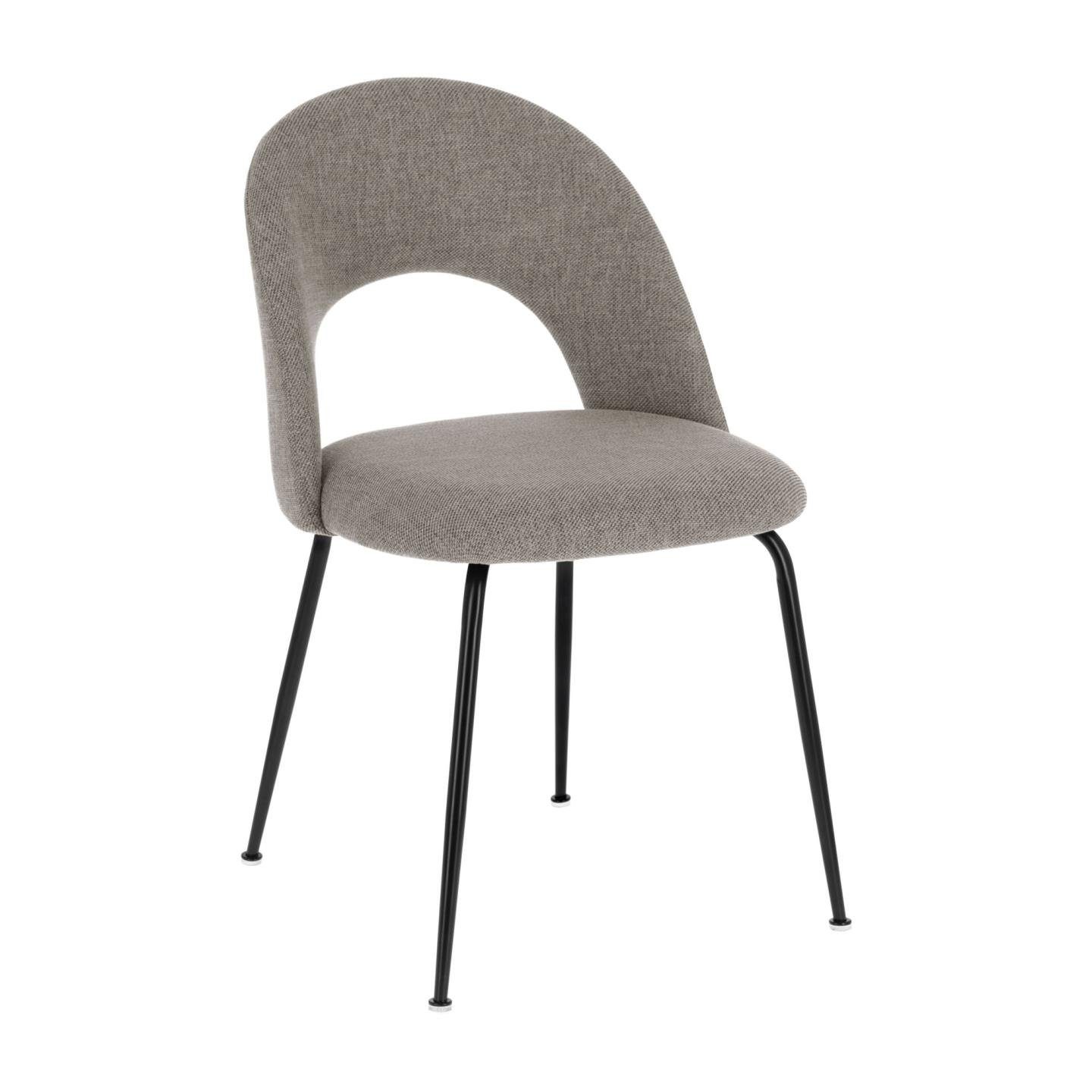 Esszimmerstuhl 4er Set Stühle Mahalia hellgrau 51x79x52cm stuhl Küchenstuhl