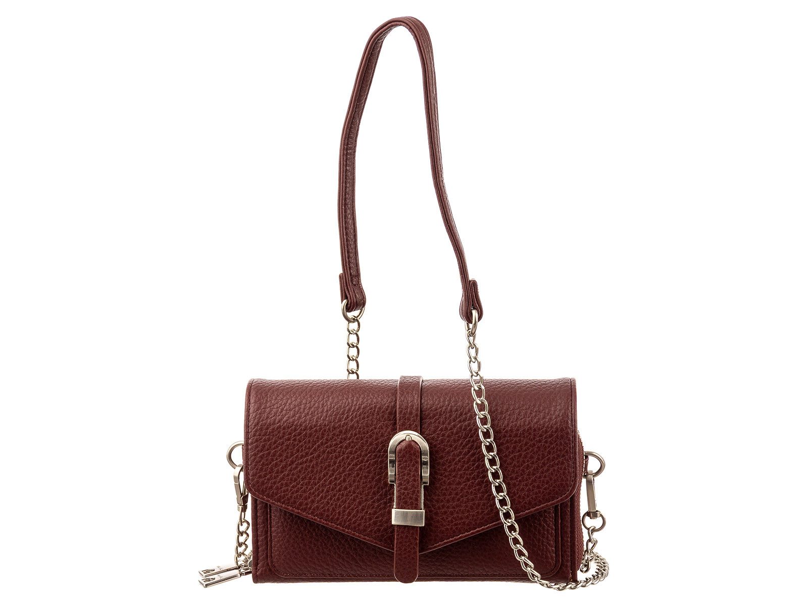 Prato Handtasche S033-G Umhängetasche genarbtes PU Clutch (1-tlg)