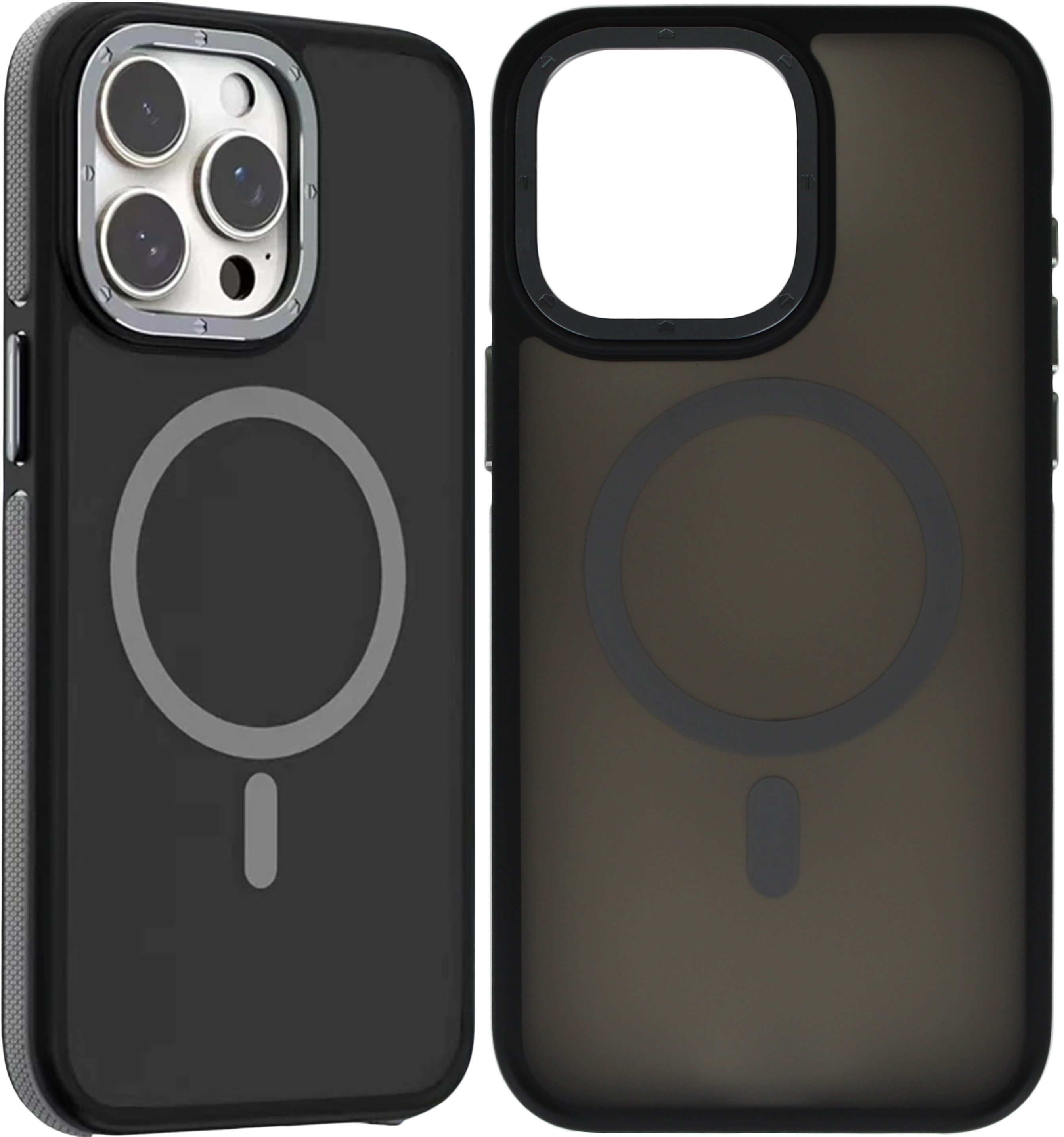 Wörleonline Handyhülle für Apple iPhone 15 Pro Max, Schutzhülle in matter Optik, MagSafe kompatible Hülle