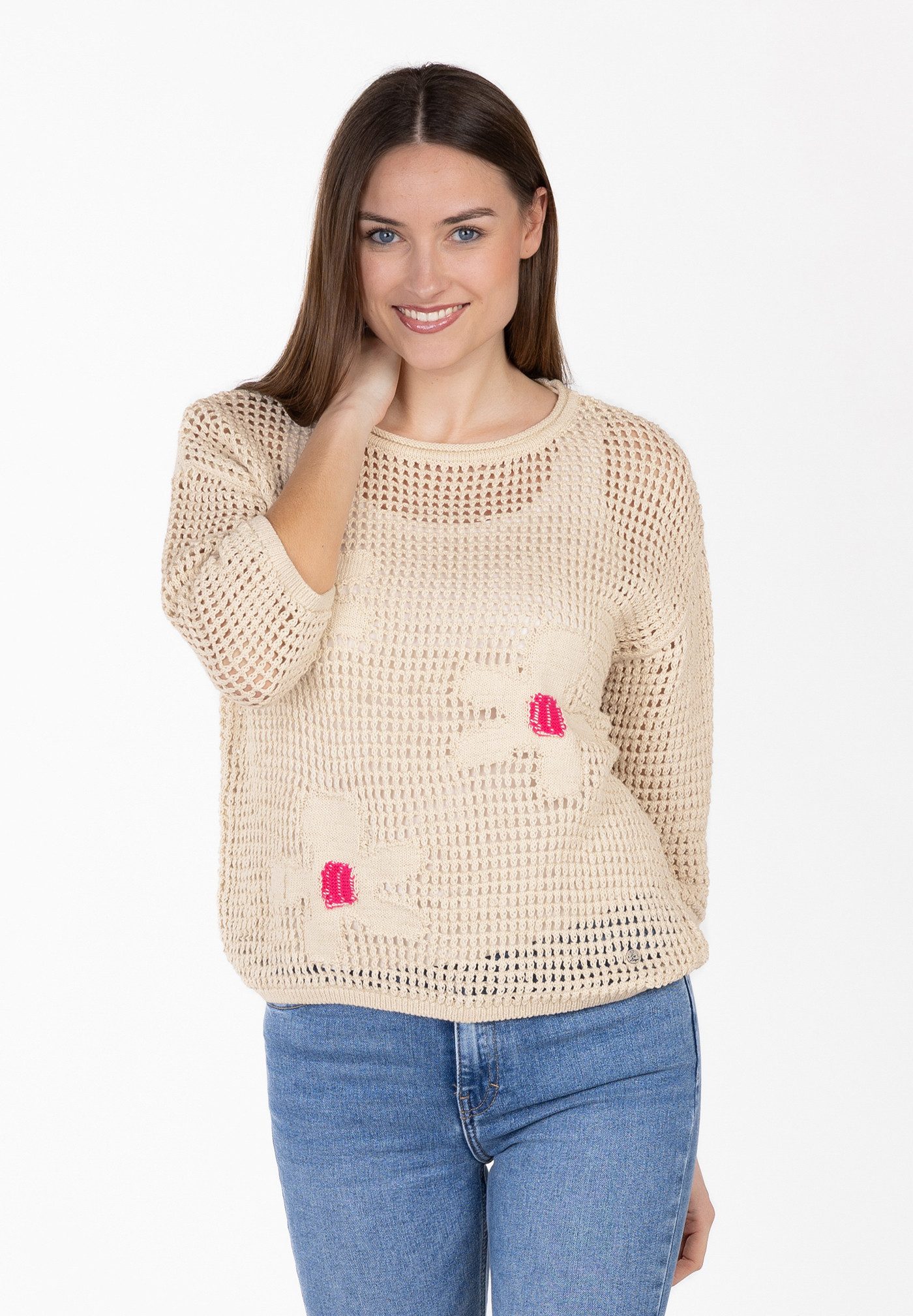 Key Largo Rundhalspullover WKN SHORE round (1-tlg)