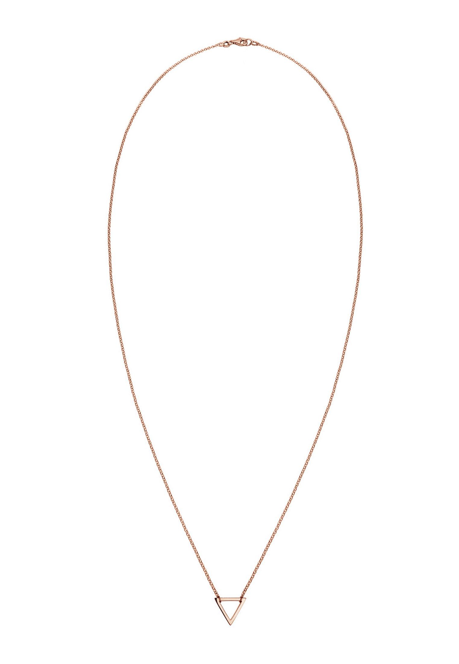 Elli Kette mit Anhänger Dreieck Geo Anhänger 925 Silber